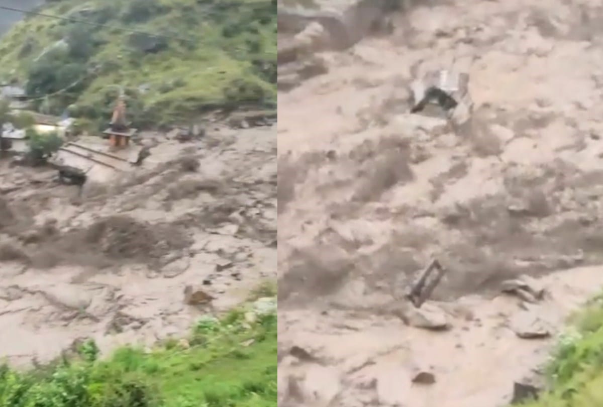 flash flood cloudburst himachal news Flash flood Cloudburst brahma ganga kullu kullu flash flood vinita chaudhary parents reached kullu in search of her daughter