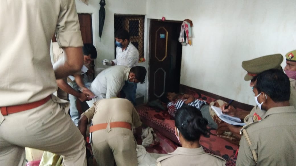 The couple was killed by the assailant during a sharp attack in Saurav