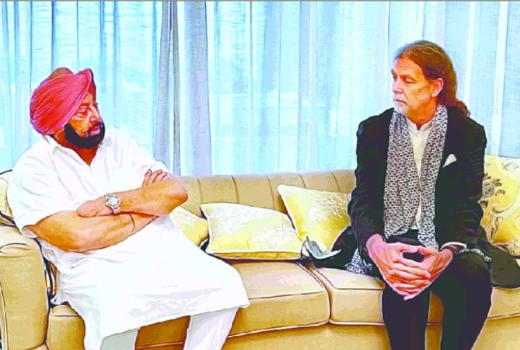 German Ambassador met Capt  Amarinder Singh