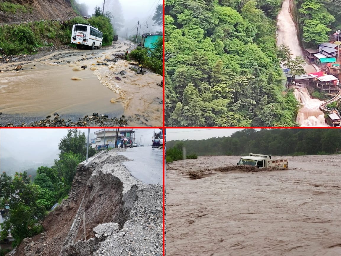 Uttarakhand Monsoon Update: heavy rain in many areas, river overflow, watch photos