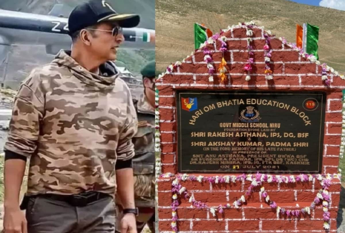 akshay kumar donates rupees one crore for rebuilding school in kashmir