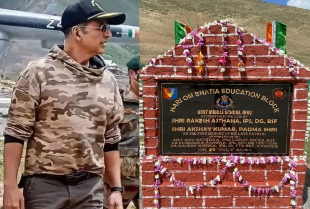 akshay kumar donates rupees one crore for rebuilding school in kashmir
