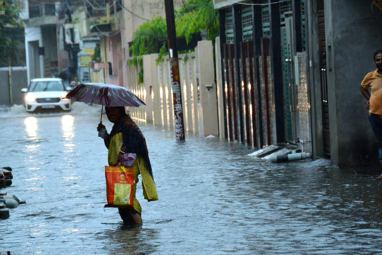 Life halted due to incessant rain