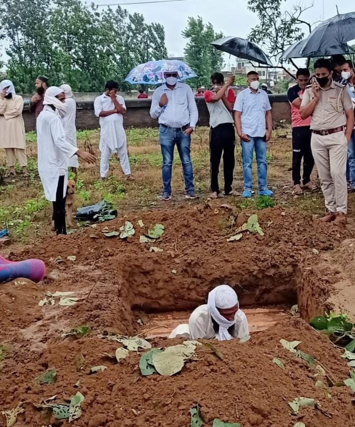 The body of the woman was taken out from the grave four days after the death, Yamunanagar