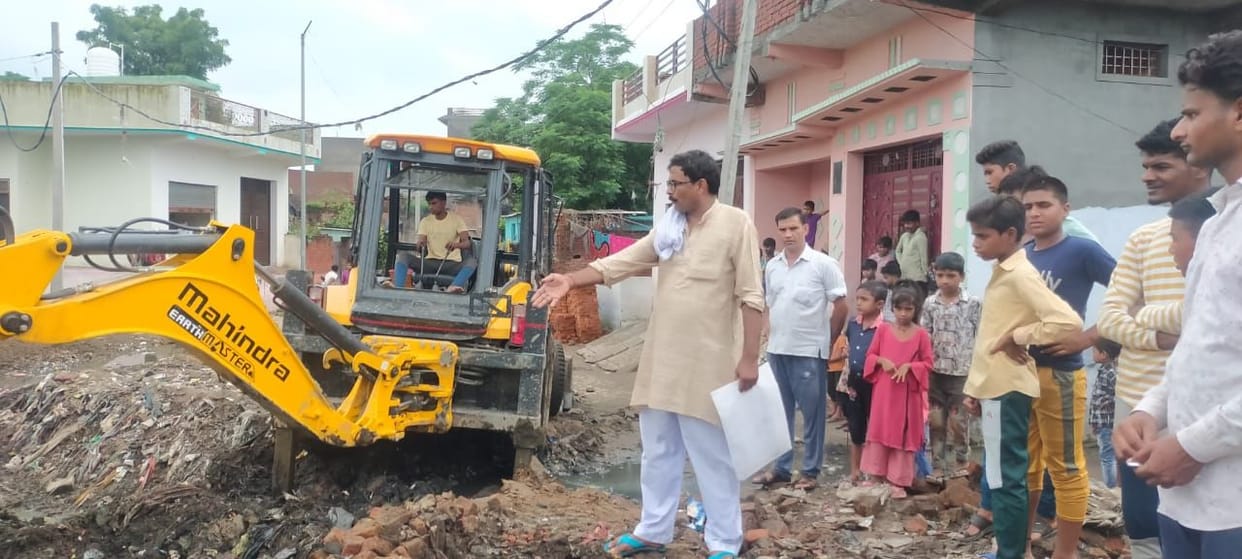 SDM removed illegal occupation from the land of ponds