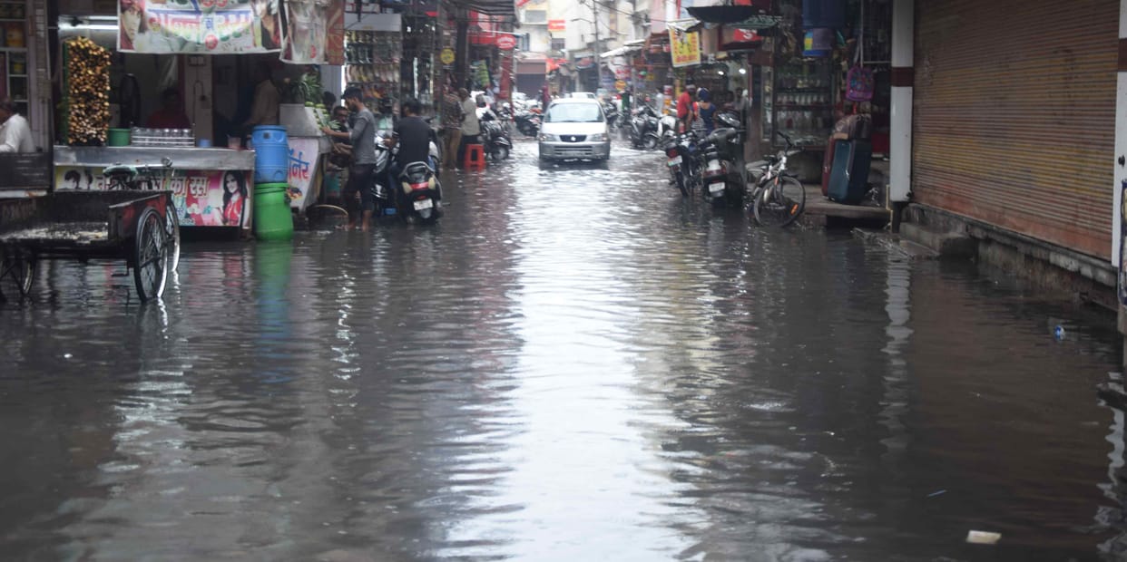 People are suffering due to waterlogging after rain