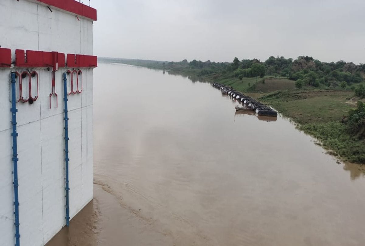 Water Lavel Of Chambal River Increased After Rain Up And Mp