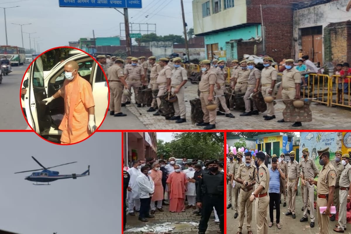 Chief Minister Yogi Adityanath Baghpat visit today, tight security, route diverted for heavy vehicle