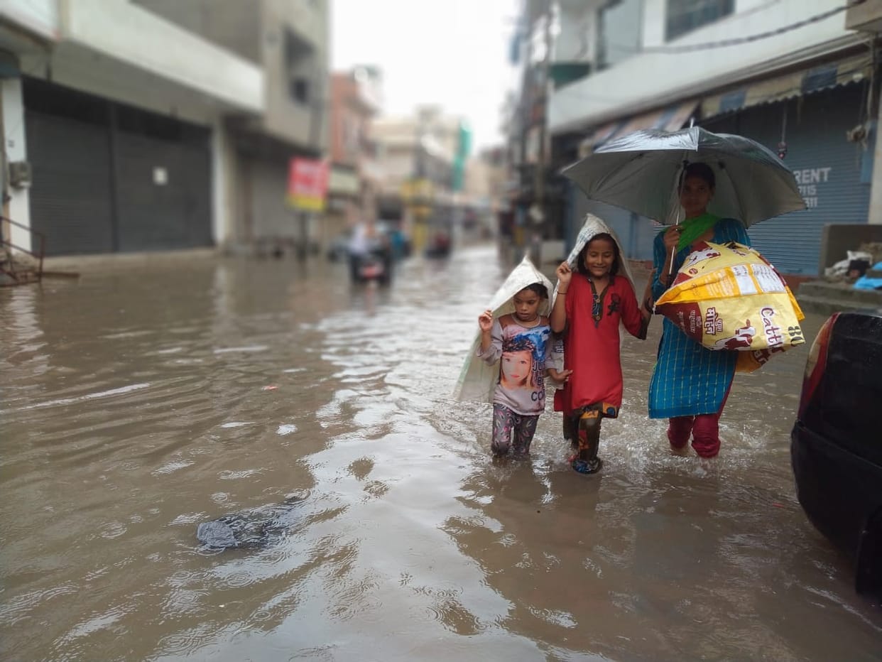 City turned into a pond in 81 mm of rain, claims flowed with rain water