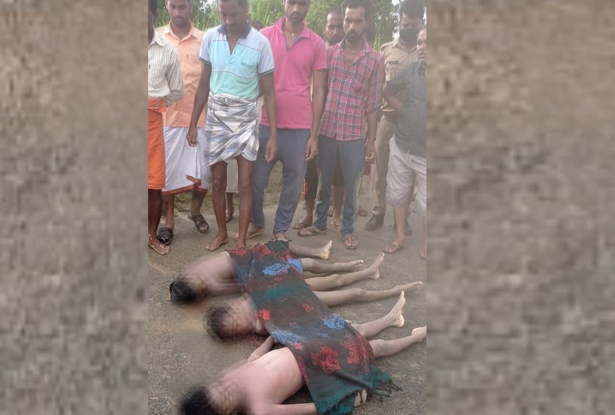 Three children died after get drowned in a flooded river in Gonda.