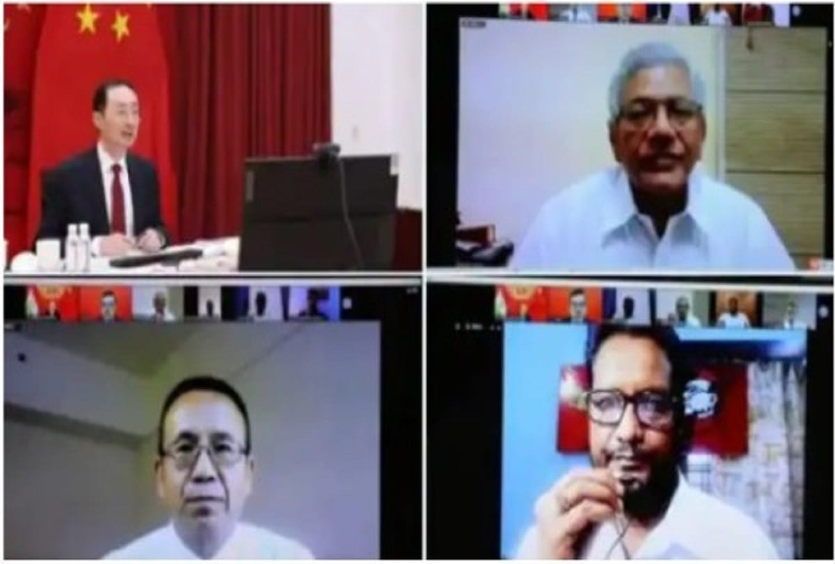 Indian communist leaders participate in Chinese embassy event marking CCP centenary