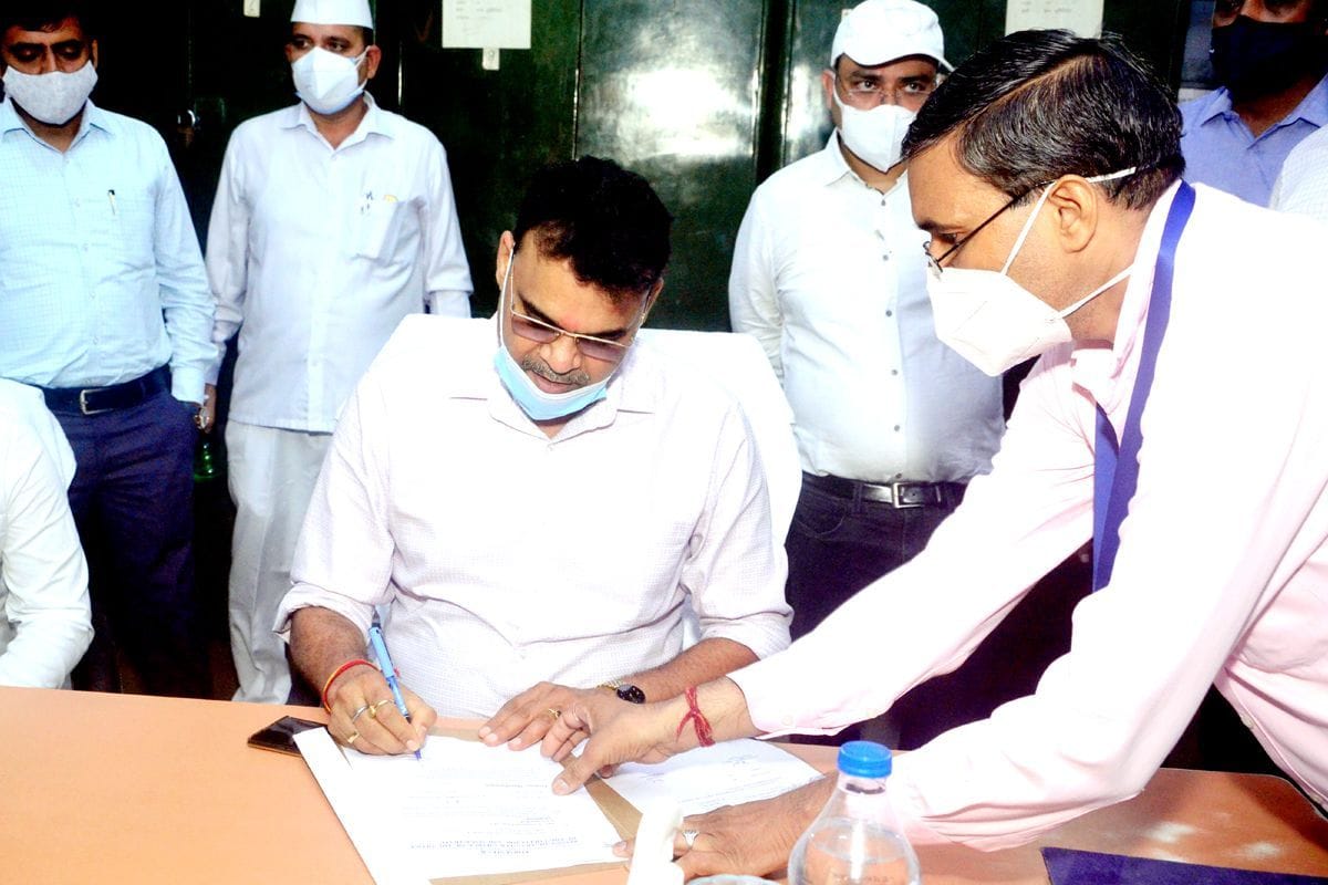 DM Chandra Bhushan took charge