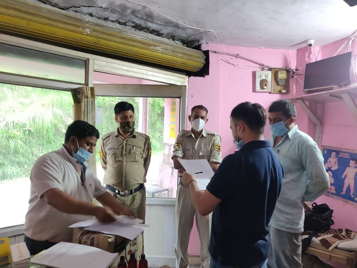 Ayurvedic doctor selling drugs in Patlandar