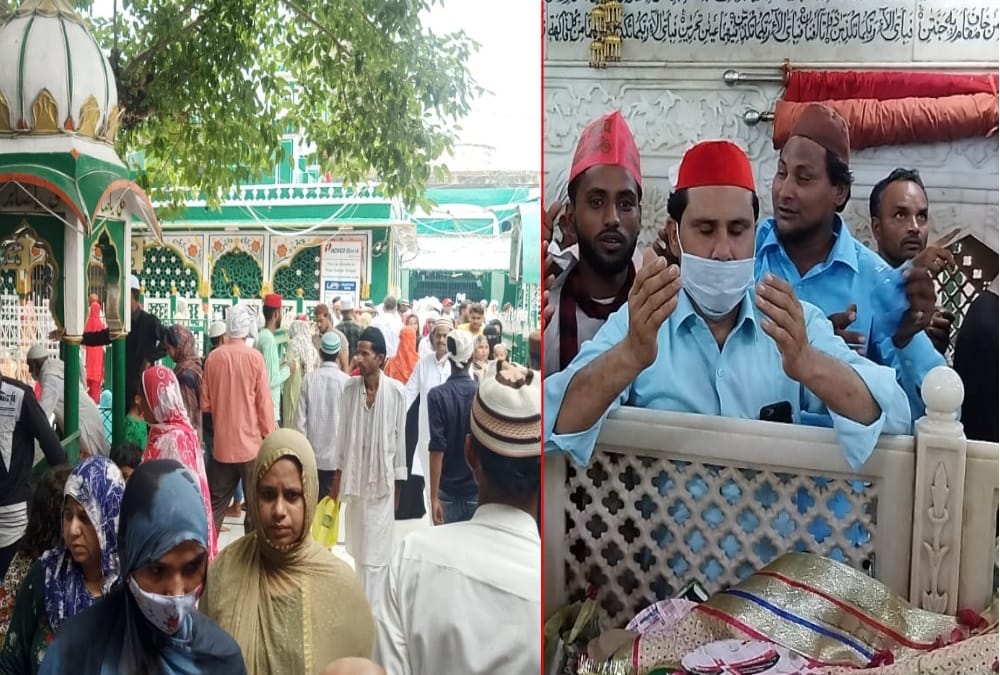 Roorkee news: Jayrin huge crowd in piran kaliyar  after three month During covid 19