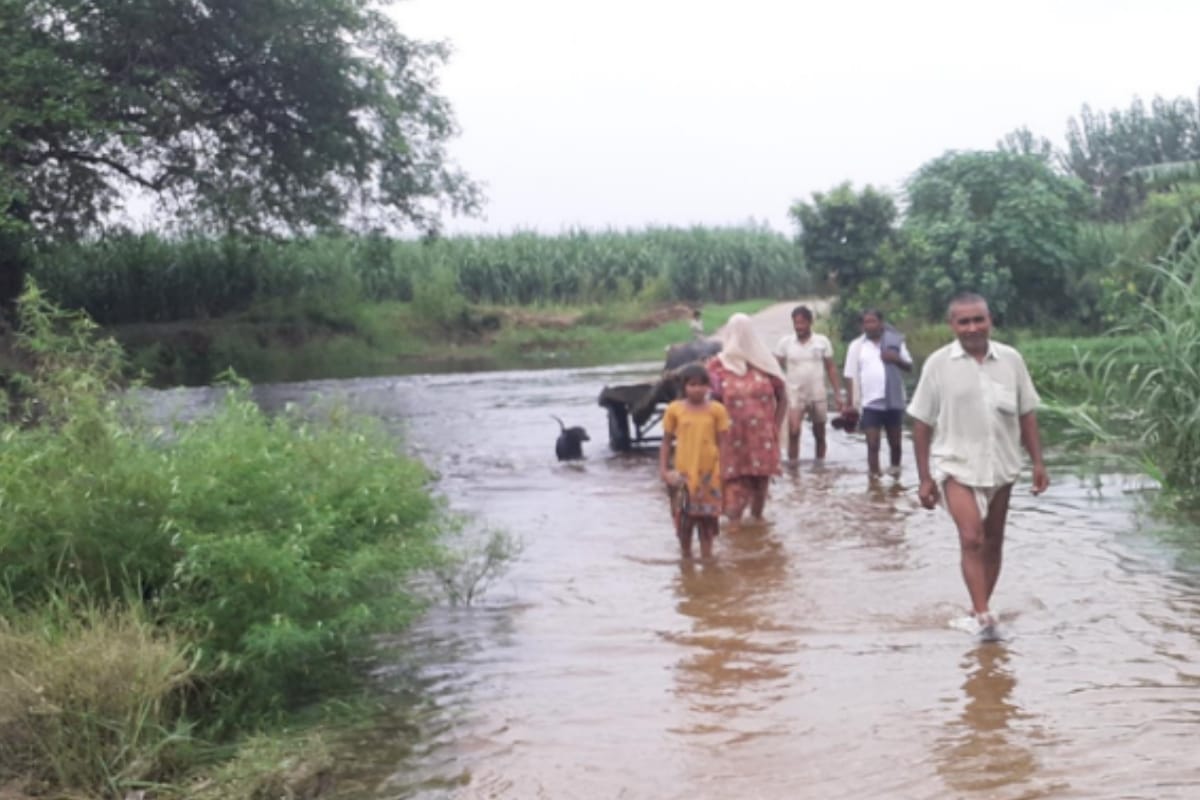 Rivers in spate: Approx ninety four thousand cusecs water released into Yamuna from Hathnikund barrage, alert issued in many district of west up