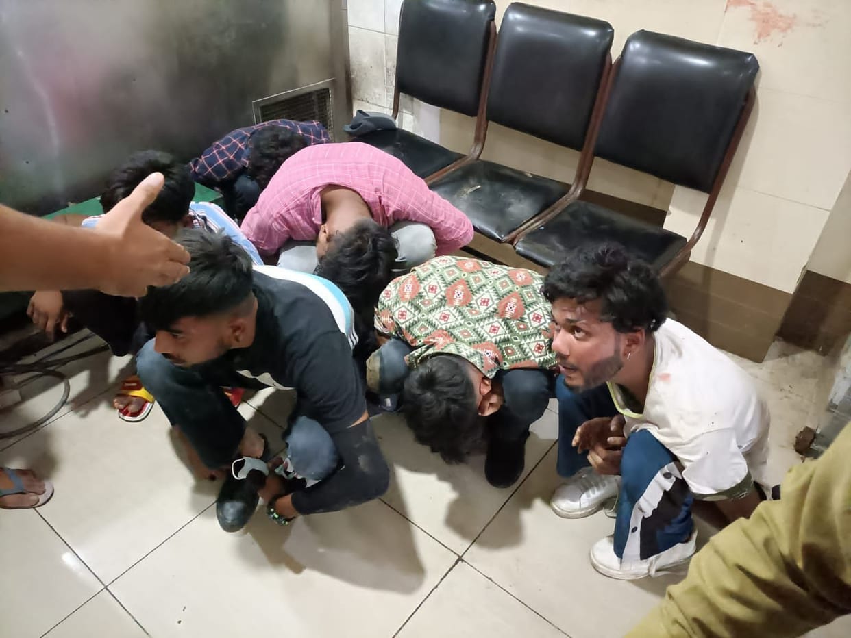 The youth of Punjab created a ruckus at the Dhaba in Chintpurni