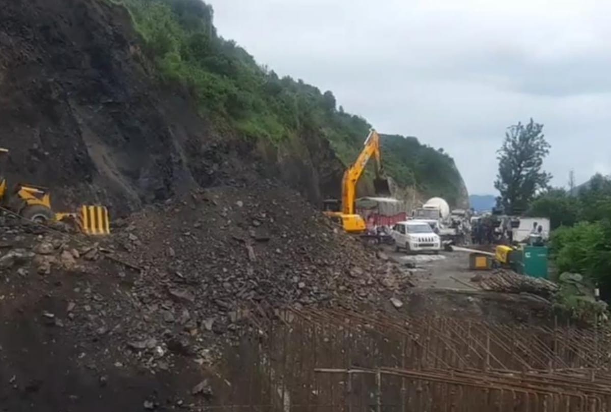Himachal News: landslide on kalka shimla  national highway traffic diverted