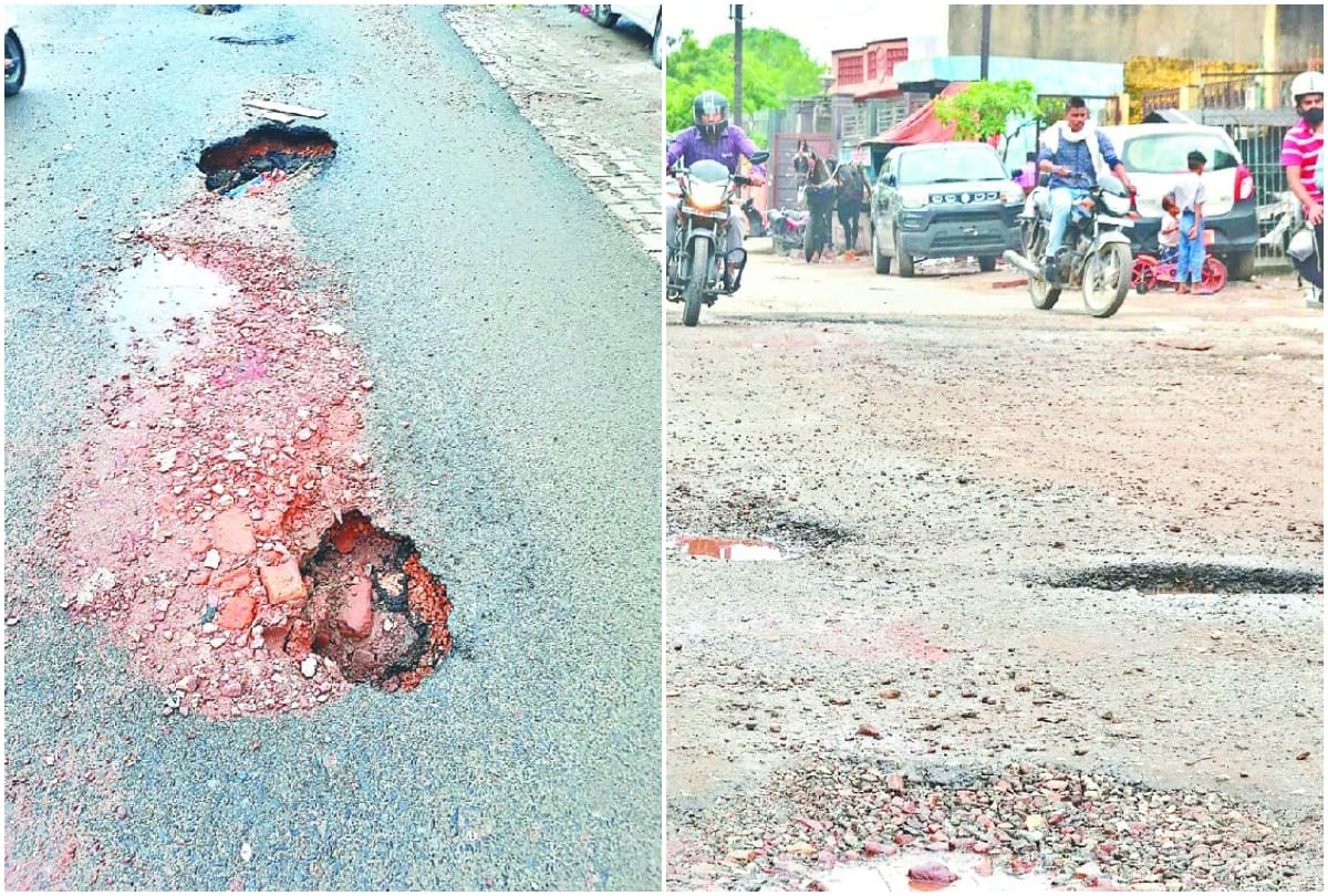 agra dayalbagh road pit car fall in family safe
