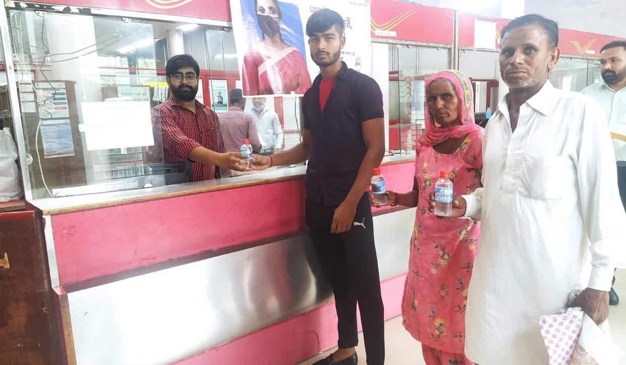 The post office will now take the devotees home, Gangajal