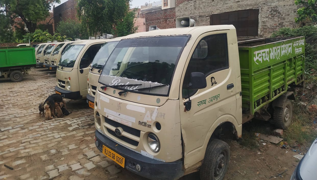 MC vehicles will roam at night to pick up garbage from the market