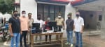 फर्जी डीएल और आधार कार्ड बनाने के आरोप में पकड़े गए दोनों आरोपी।