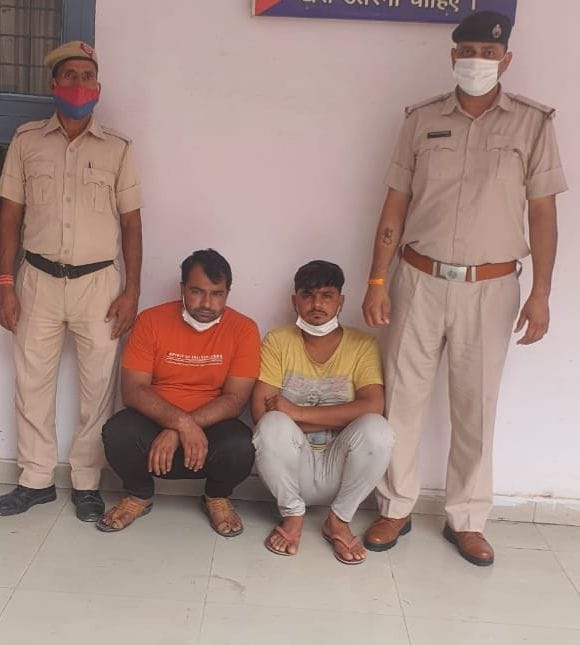 Two accused arrested for snatching documents including mobile and cash