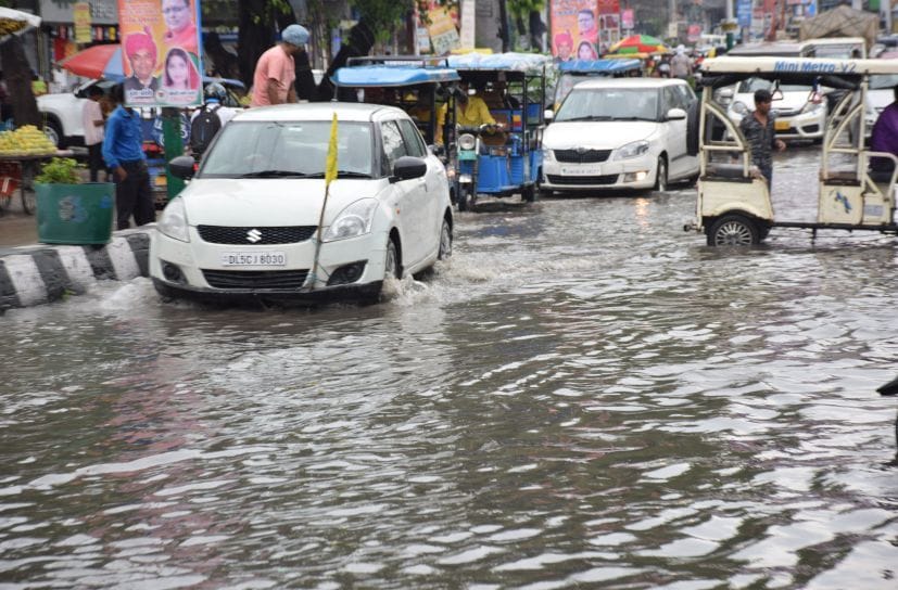 Water Logging at Rudrapur bus Stop