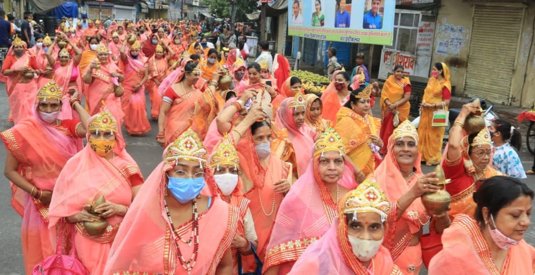 Shri Siddhachakra took out Ghatyatra of Mahamandal Vidhan