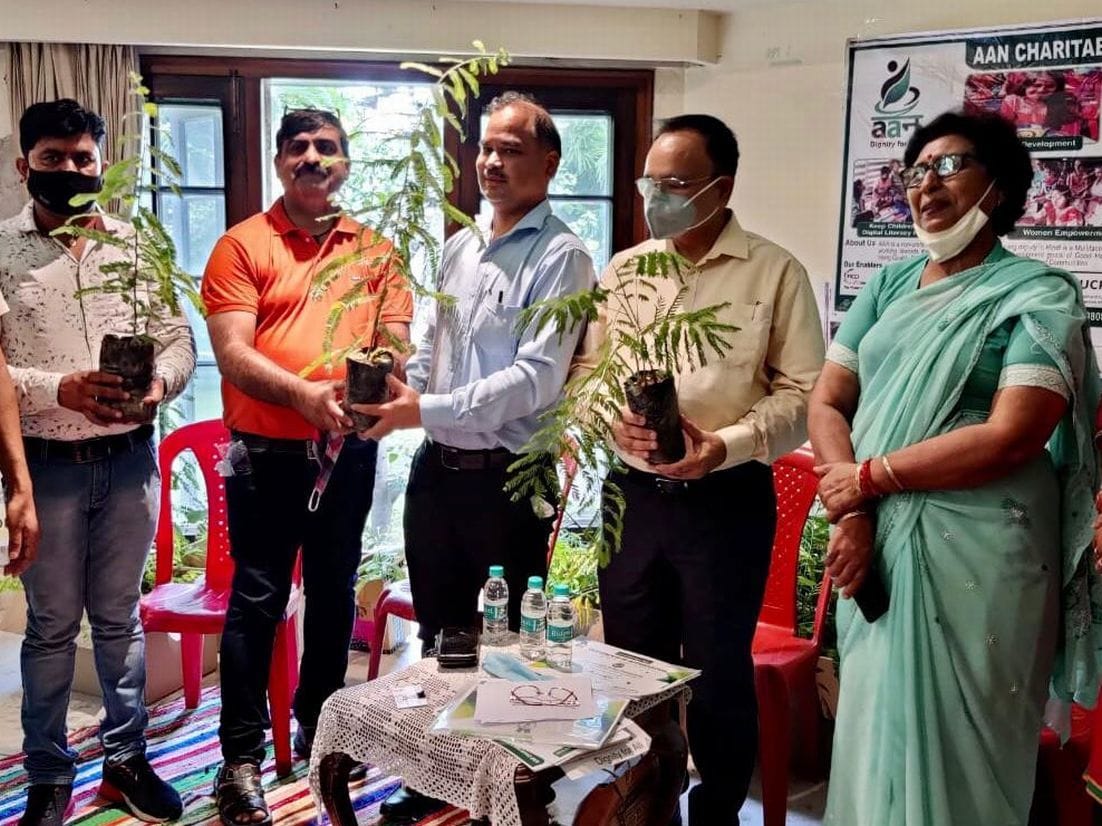 Aan Distributes Saplings