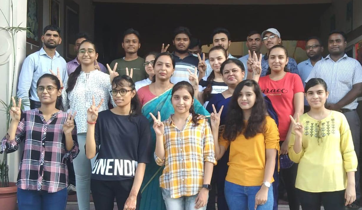 Shikha and Nancy got 95.6 percent marks