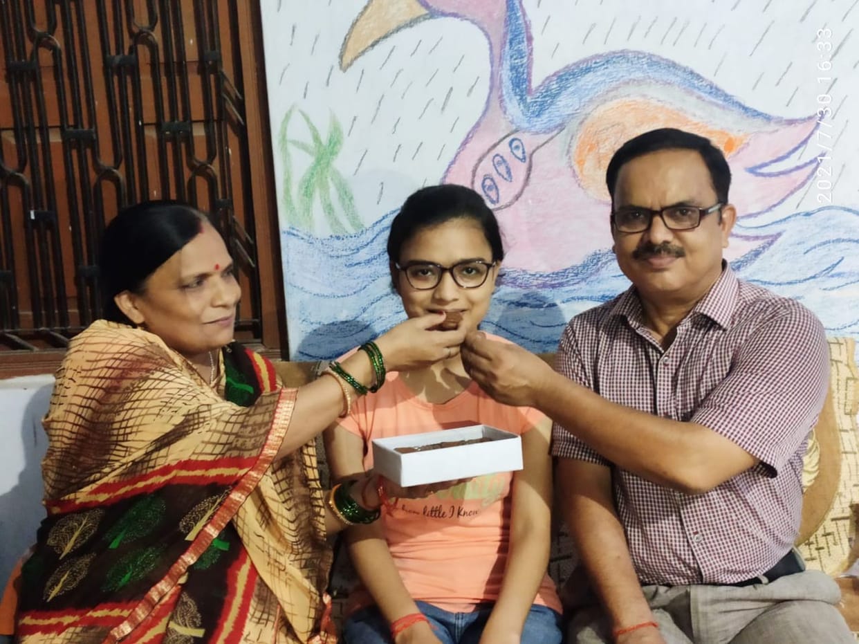 Students jumped with joy as soon as the results came