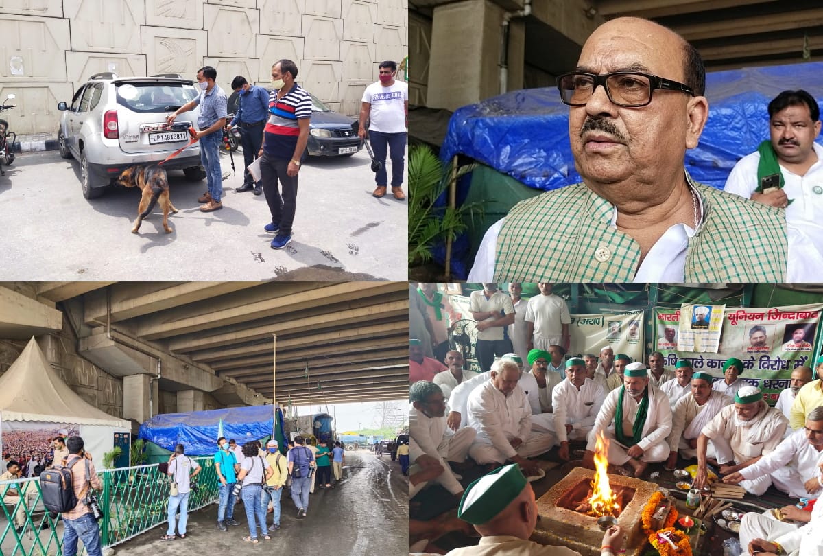 Farmers protest mamta banerjee to meet rakesh tikait at up gate intelligence agencies on alert bihar ex agriculture minister meet tikait
