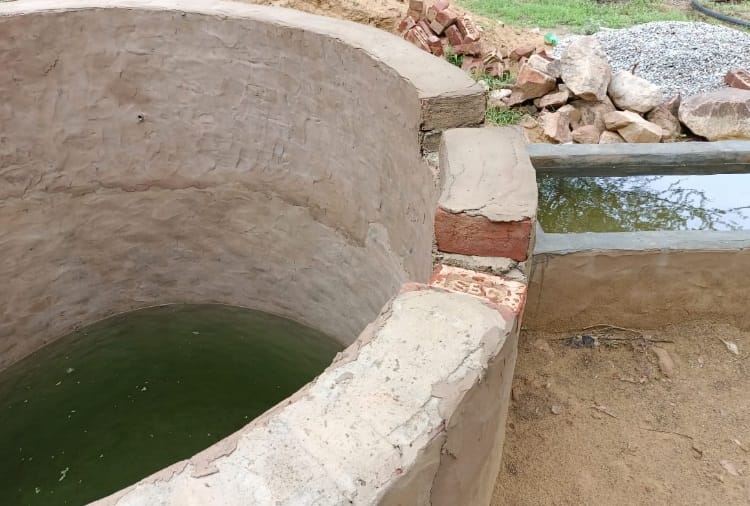 Elderly Couple made three Pools on 1500 meter high Hill in Village Kadma