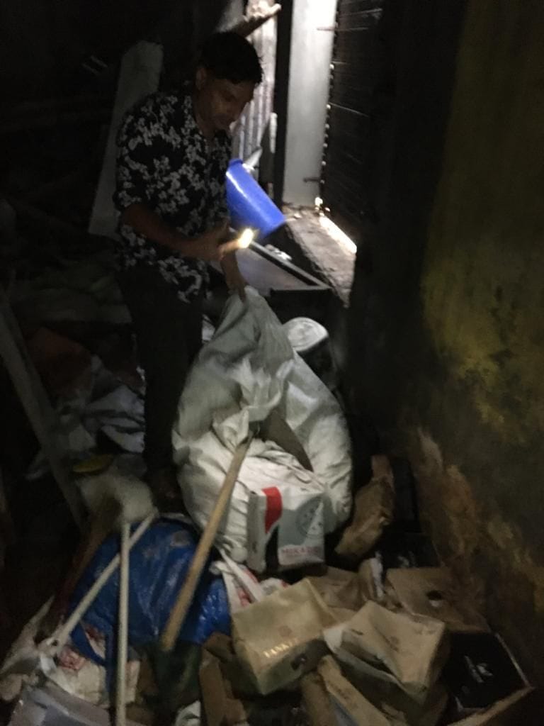 Shop shutters from Bally, roof uprooted in Balana