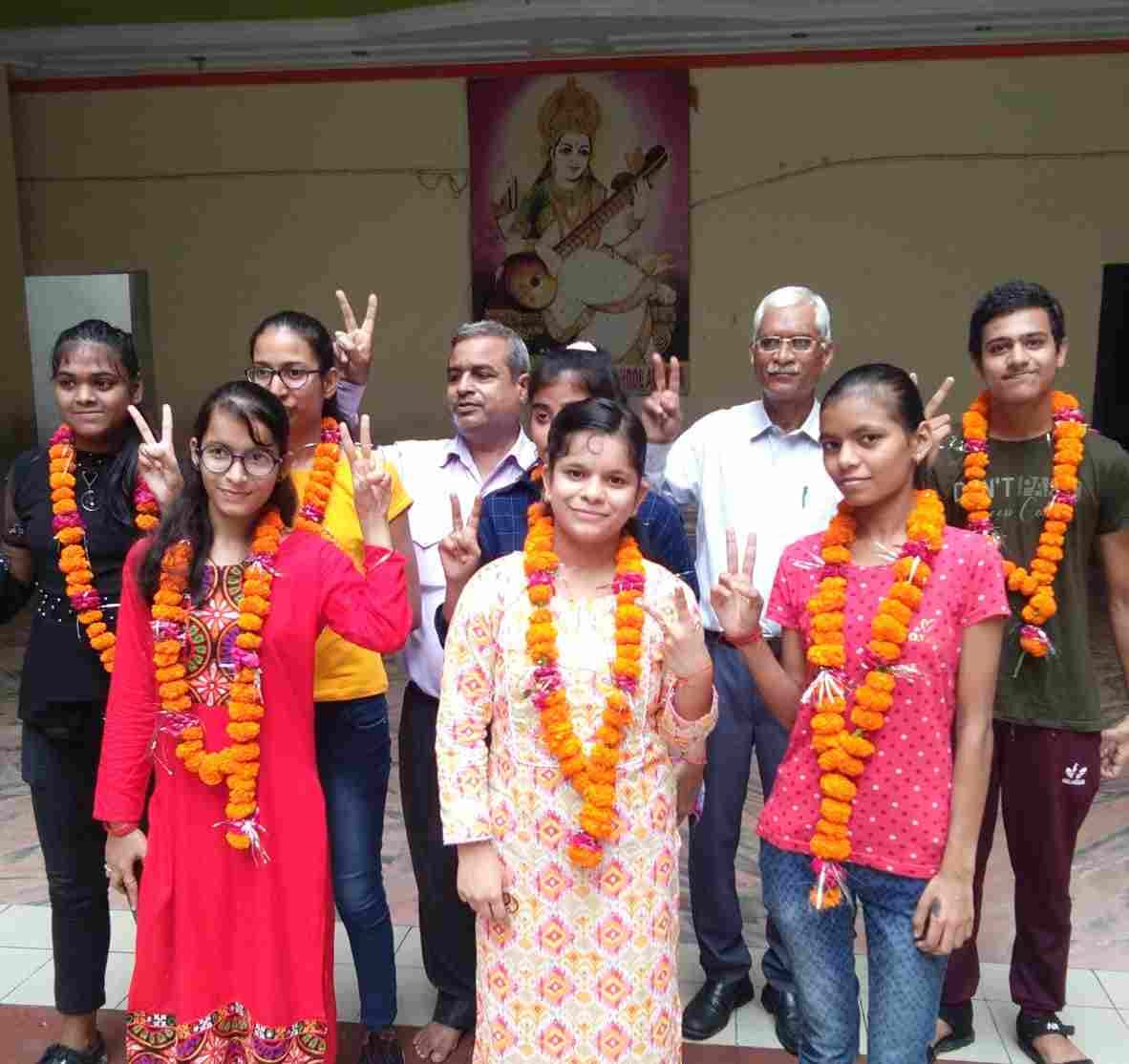 student happy with result