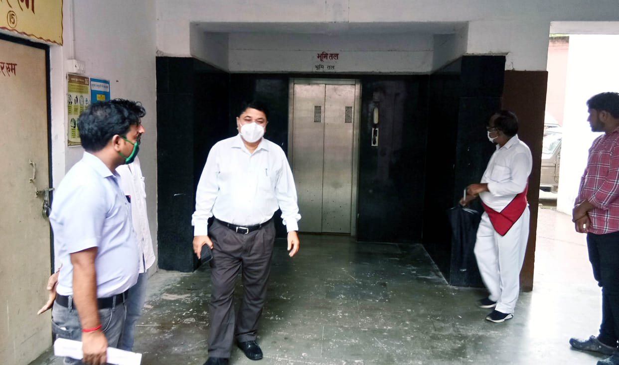 CDO inspected the under construction oxygen plants