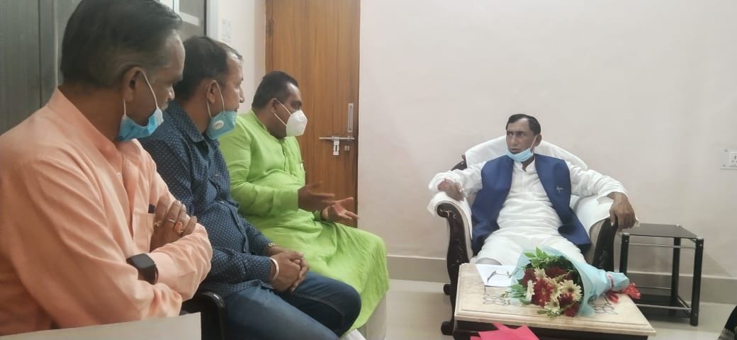 MLA met the minister for drinking water solution