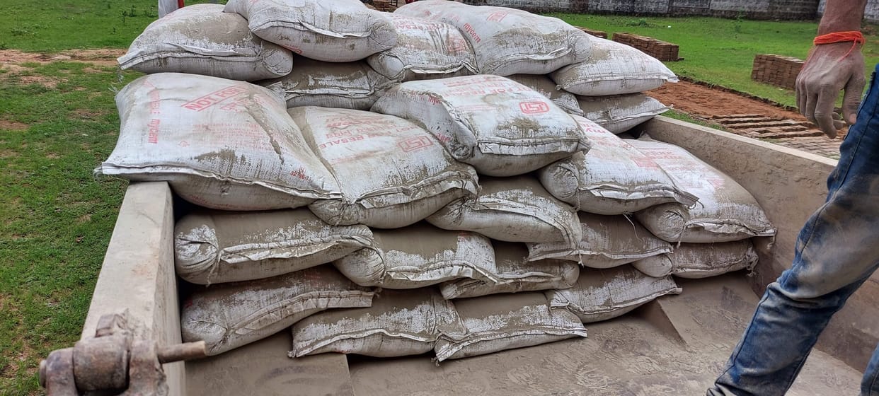 pali police seized tractor filled of illigle cement