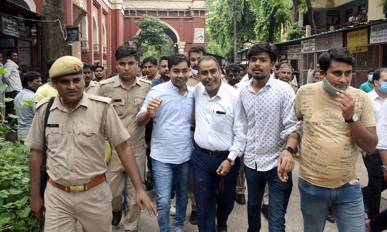 BJP leader Vinay was charged in the murder of Tariq
