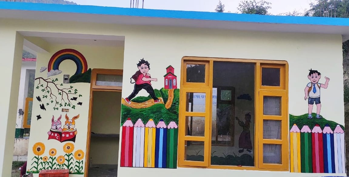 Anganwadi center Bhindi will become ideal from three lakhs