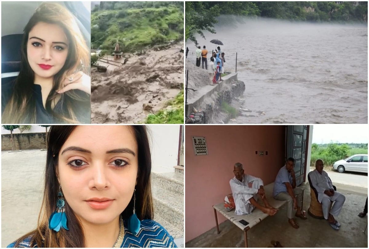 flash flood cloudburst in kullu lahaul himachal Appreciated the bravery of Vinita Choudhary  she saved his business partner