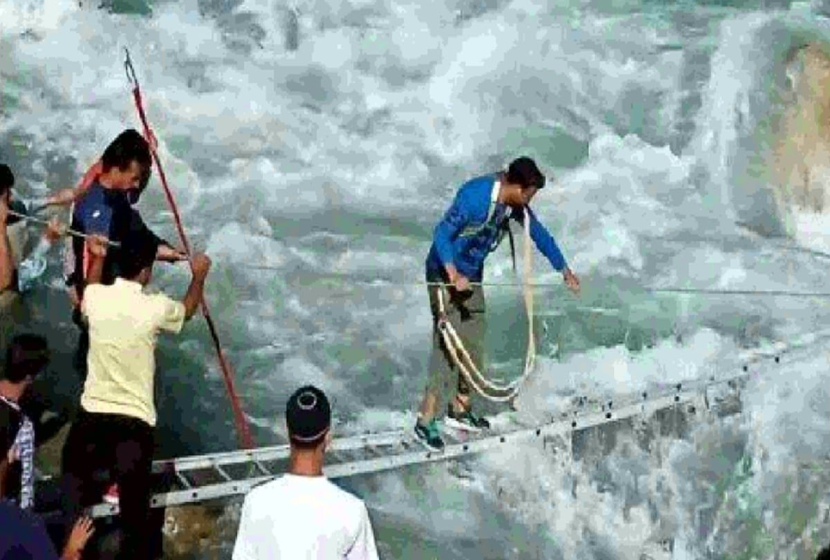 Jammu kashmir news : Ganderbal's brave man has saved 19 lives so far from Sindh drain