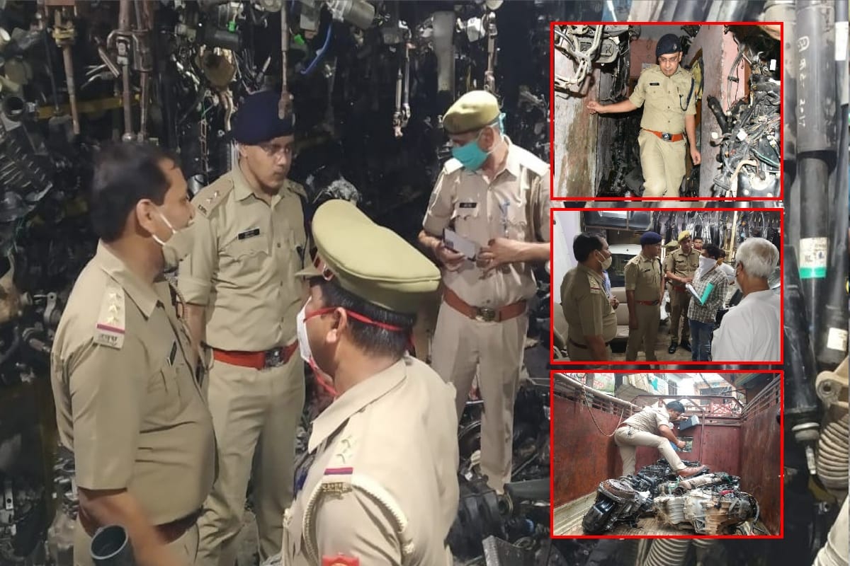 Sotiganj Meerut : police unable to break the network of scrap traders, many warehouses are in nerrow streets