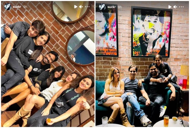 Sussanne Khan Partying with Friends and Got Cosy with Rumoured Boyfriend Arslan Goni See Photos
