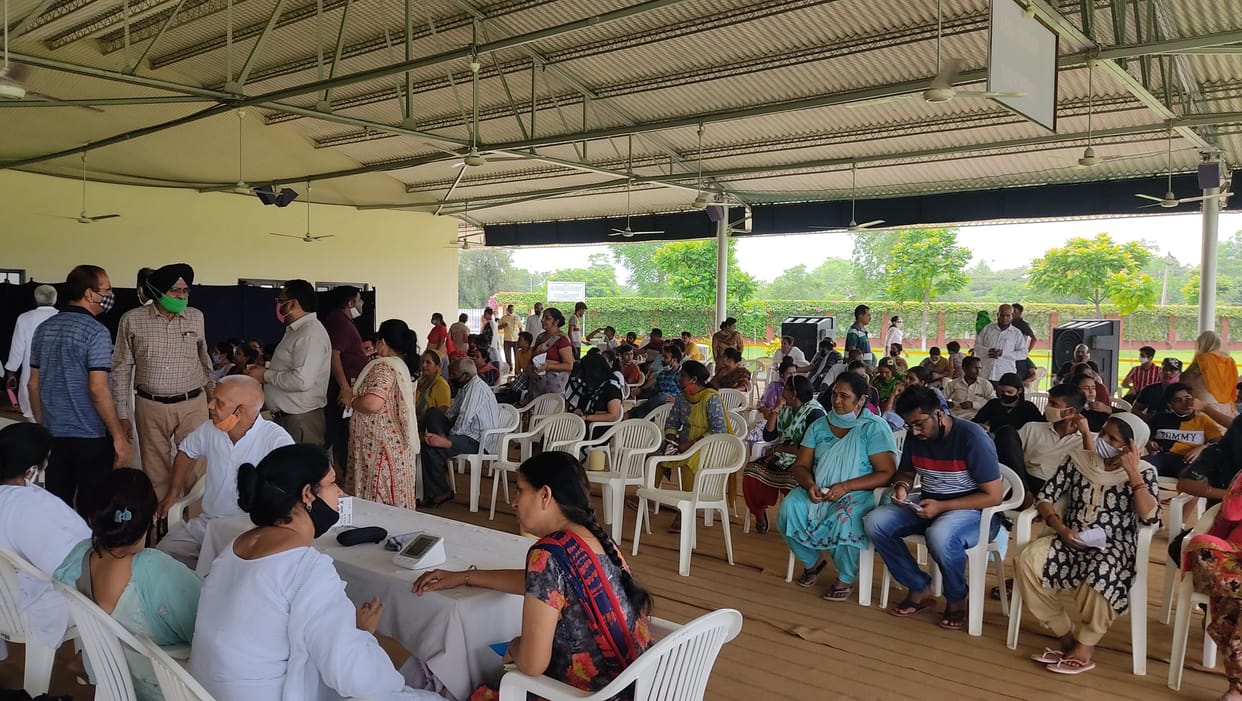 14 thousand people got the vaccine at 31 places