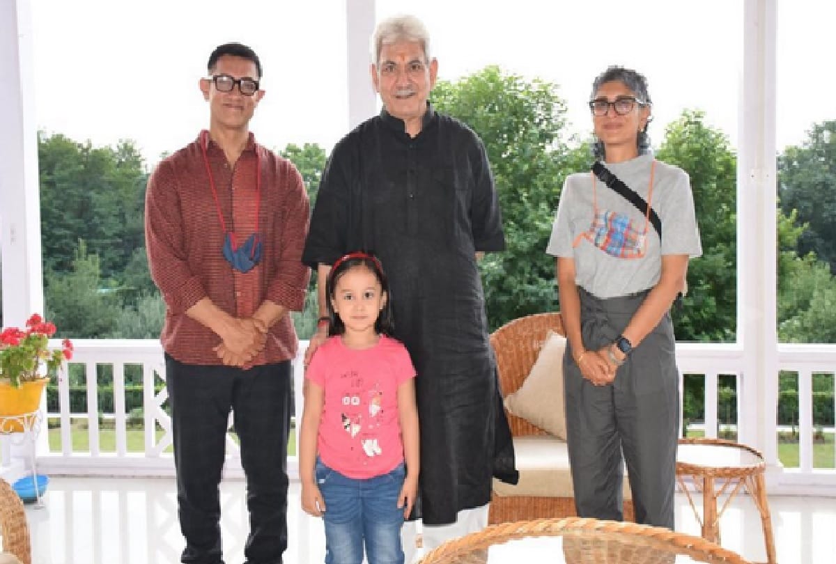 Jammu and Kashmir: Aamir Khan meets LG Manoj Sinha, discusses new film policy