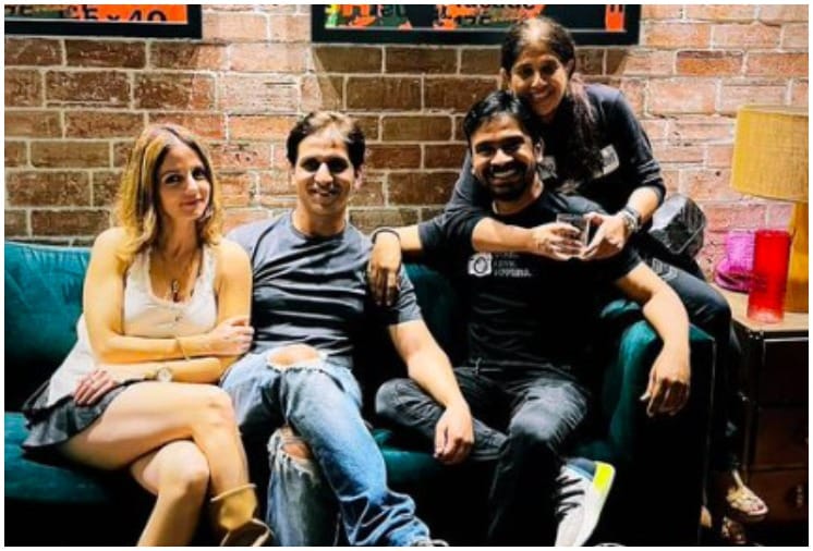 Sussanne Khan Partying with Friends and Got Cosy with Rumoured Boyfriend Arslan Goni See Photos