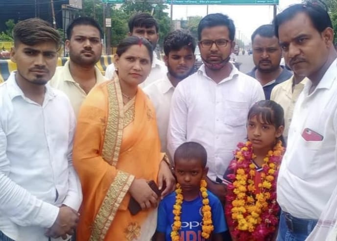 Girl running 750 km long for gold medal