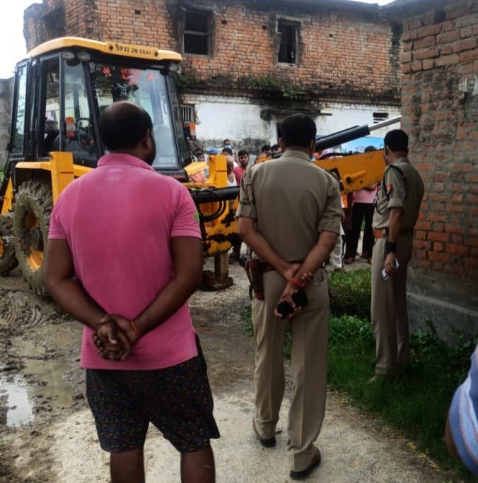 The drain got encroachment free, got relief