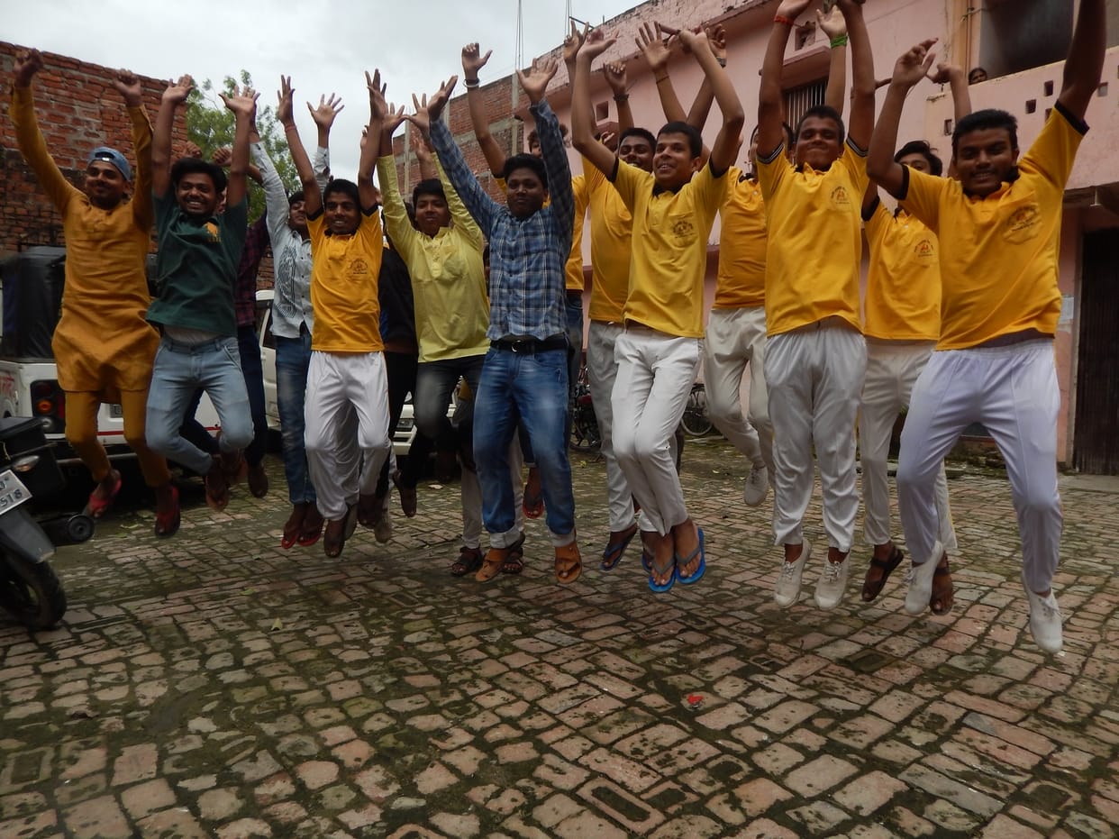 Meritorious on success, celebrated